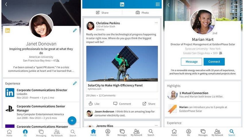 Que nos trae LinkedIn con su nueva app?